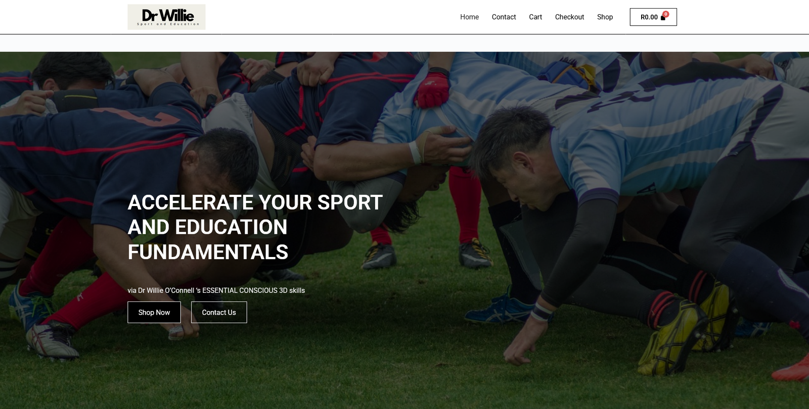 Dr Willie Sport and Education website