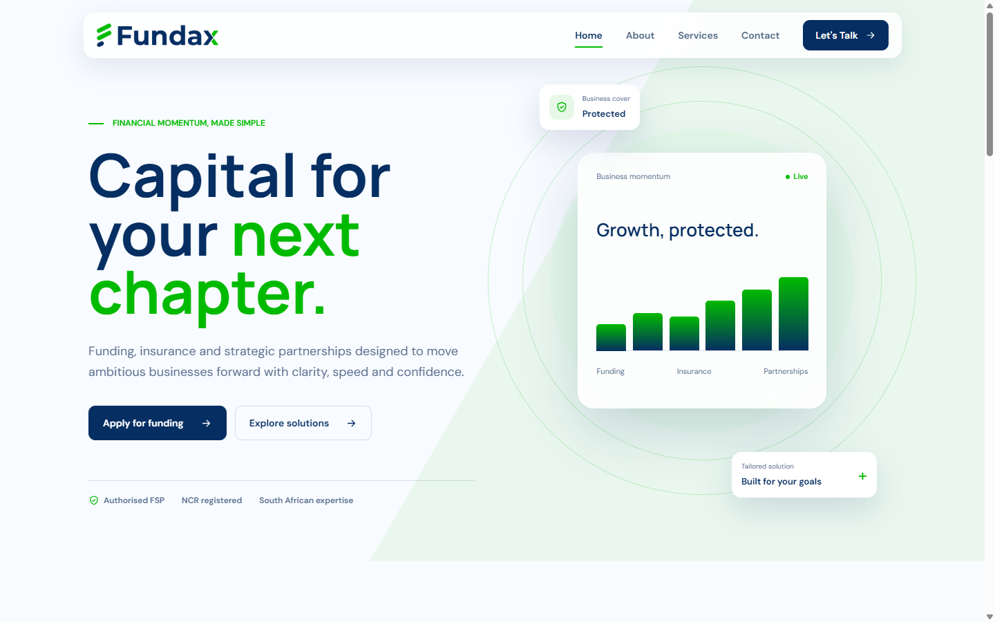 Fundax website