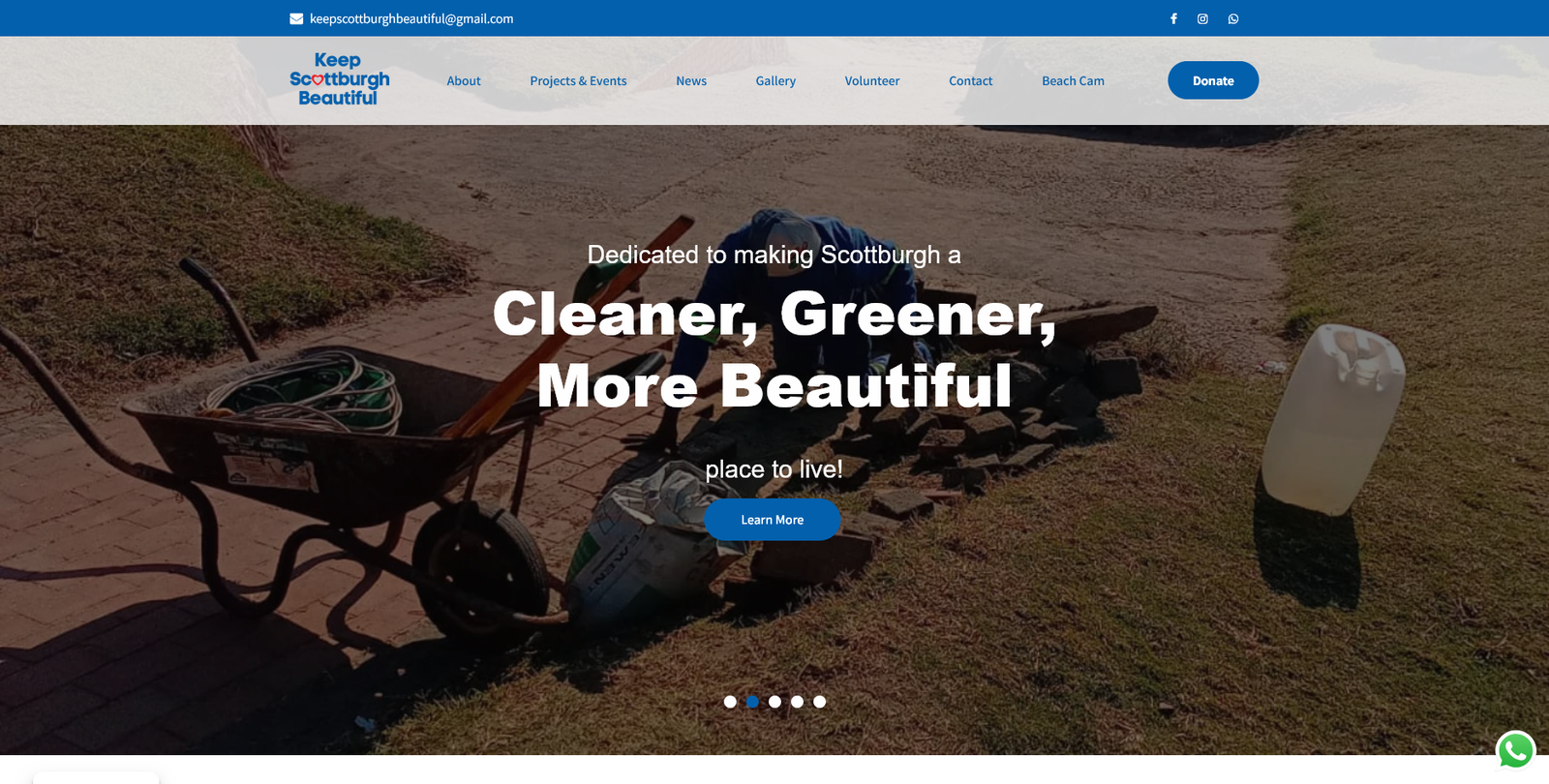Keep Scottburgh Beautiful website